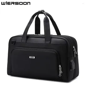 Duffel torebki kompresyjne Pakiet Mężczyzn pojedynczy na ramię 14 15 16 cali Travel Men's Casual Fashion Business Action Laptop Baglar