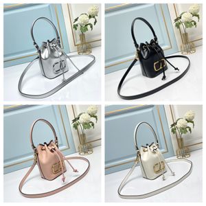 P280-5 High quality cowhide bucket bag can be shoulder-to-back, cross-body can be carried, portable, stylish, daily wear necessary size 12x18x10cm