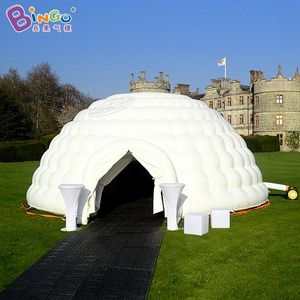 10m dia (33ft) inflatable igloo dome tent trade show tent blow up marquee for party event decoration toys sports