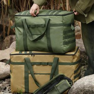 Outdoor Camping Tote Bag Large Capacity Storage Lamp Tableware Bag Camping Tool Picnic Travel Bag Outdoor Camping Storage Bag 240425