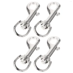 Hundhalsar PET PUCKLE Legering Snap Hooks Double Ended Clips CLASP LEASH levererar mångsidig hållbar svängbar prime