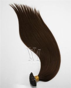 Vmae малазийский европейский 1G Strand 100g натуральная черная коричневая блондинка Прямой предварительно связанный кератин Fusion u Tip revil remy Human hair 7175059