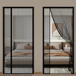 Summer Mosquito Proof Door Curtain Automatisk nära Selfadhesive Screen Breattable Antiinsect Mesh Partition Net 240424