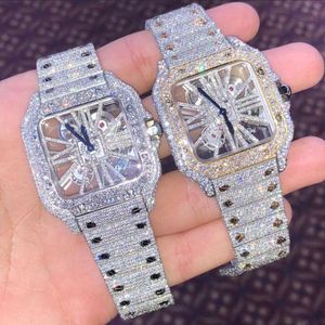 Designer Watch Best Quality Fully Customized Iced Out Lab Grown Watch For Men Hip Hop Diamond Jewelry Watch Gift