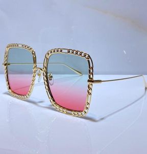 Sommarsolglasögon för män och kvinnor 1033 -stil Antiultraviolet Retro Plate Square Metal Full Frame Special Design Fashion Eyegla4956237
