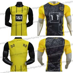 24 25 Maglie da calcio Dortmun Speciale Sancho 2024 Cup Trikot Anniversary Shirt Football Halle Haller Reus Moukoko Versione giocatore Maillot de Foot Kit Camiseta Fubol