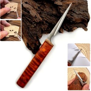 Knivar 1st HSS Steel Woodworking Graver Carving Knives Kniv Cutter Toodcut Diy Art Drawing Hand Wood Carving Instrument Reparationsverktyg