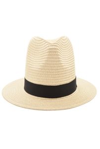 Vintage Panama Şapka Erkekler Straw Fedora Erkek Sunhat Kadınlar Yaz Plajı Güneş Vizor Kapağı Chapeau Serin Caz Trilby Cap Sombrero MX171613699234