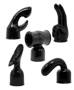 Accessori per vibrazioni per vite a bastone Black AV Accessori per il sesso per adulti per donne masturbatore femmina Magic Wand Attaccamento9953261