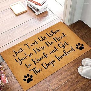 Teppiche schreiben uns nur eine SMS, wenn Sie hier nicht klopfen müssen, und die Hunde in den Eingang ohne rutschende Innenflanell-Türmatten für vorne zu bringen