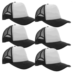 Bollkåpor 10 st sublimerade baseballmössa värmeöverföring hatt tom mäns sol diy trucker hattar sublimering