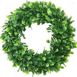 Decorative Flowers Artificial Leaf Wreath For Indoor And Outdoor Decorations Front Door Spring Farmhouses