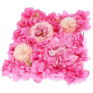 Decorative Flowers Rose Background Wall Decoration Wedding Flower Backdrop Artificial Panel For Faux Fake
