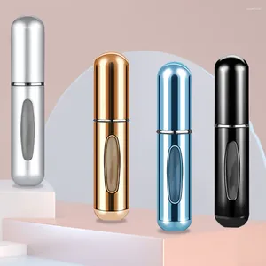 Storage Bottles 4PCS 5ml Perfume Refill Bottle Portable Mini Refillable Spray Jar Scent Pump Empty Cosmetic Containers Atomizer For Travel