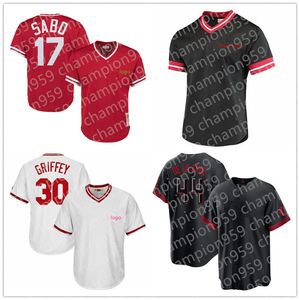 Custom Cool Base Player Jersey Elly de la Cruz Baseball Jersey Jonathan India Will Benson Tyler Stephenson Hunter Greene Spencer Steer Matt McLain Jeimer