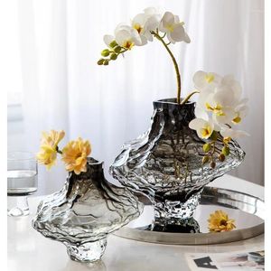 Vasen Stil Dekorative Dekoration Ständer klassisches nordisches minimalistisches Haus für Zuckerguss Blumen moderne Vase Luxusglas Zimmer Leben