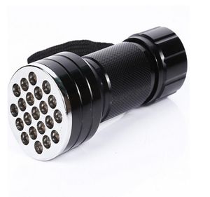 Mini 21 LED Blacklight Invisible Marker Flashlight UV Ultra Violet Torcia Lampada Lampada DHL8612182