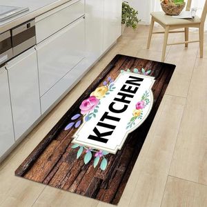 Tappeti tappeti per pavimenti cucina in legno per cucina per cucina decorazione portiere decorazione bagno non slip balcone bunner lunghe runner tappeti