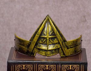 Noel Wonder Woman Headband Tiara Taç Başlığı Cosplay Meatwear Comic Costume Prop Prop Altın Gümüş Partisi Etkinliği Favor6167818