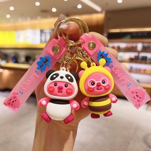 Animal Transfiguration Lubi Pendant Doll Cute Silicone Keychain Doll Couple Keychain Pendant