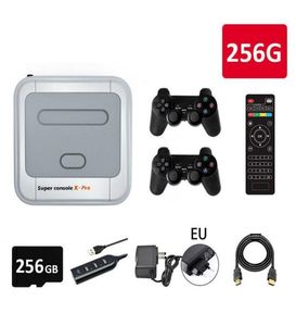 Super Console Xpro Game TV Video Gaming Box Retro Player 256G Wireless Gamepad With 50000 Games For PS1N64DC Portable Players1504539