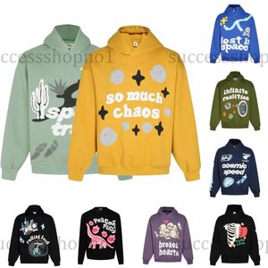 Kırık Gezegen Tasarımcısı Hoodie Mektup Baskılı Uzun Kollu Sweater Moda Marka Kropu Kadınlar Yuvarlak Boyun Üst Hoodie Sıradan Çift ABD Boyutu S-XL