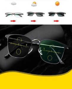 Intelligente Übergang Sonnenbrille Pochromic Lesebrille Multifokus Presbyopische Brille3877302