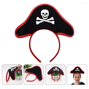 Bandanas Pirate pannband cosplay hår hoops tillbehör halloween pannband festtillträdesdukdekoration prop