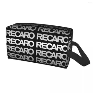 Косметические сумки Custom Recaros Travel Bag для женского туалетного организатора макияжа Ladies Beauty Storage Dopp Kit