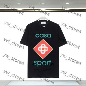 Casablanc Shirt Men Designer T Shirts Casa Blanca Man Shirt Wear Summer Round Neck Sweat Absorbing Short Sleeves Outdoor Breathable Casa Blanca Cotton Tees 6102