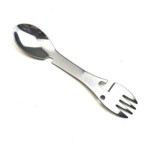 Tableware spoon multi tool can opener flatware Portable bottle cutlery multitool camp utensil fork Spork stainless steel Picni2278449