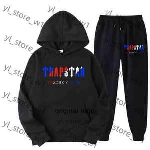 trapstar tracksuit Men's Tracksuit Brand Printed Sportswear trapstar Colors Warm Two Pieces Set Loose trapstar hoodie Sweatshirt Pants Jogging jacketstop 6539