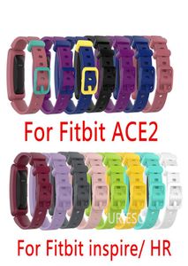 Silicone Wristband Strap Bracelet For Fitbit Inspire Inspire HR Fitbit ace 2 ACE2 Tracker Smartwatch Replacement Watch Band Wris9244653