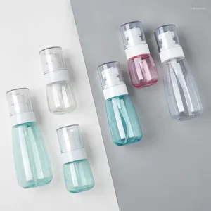 Bottiglie di stoccaggio 1pc 30/60/80ml Viaggiate Sub-bottued Suncreen Spray Bottle personalizzato può trasparente plastica per comodità