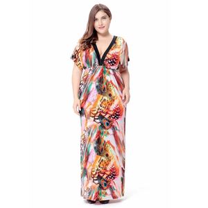 Grundläggande casual klänningar plus size Summer Bohemian Holiday Beach Dresses for Women Y240429