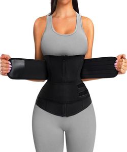 Corsetto dell'allenatore in vita da allenamento per donne 7 ossa in acciaio neoprene sauna trimmer con cinta shaper cinghia di shaper cinghia 2201085296394