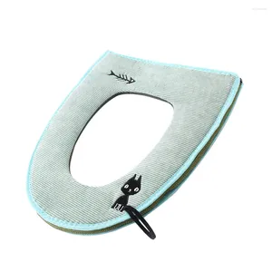 Toilet Seat Covers Winter Heated Cushion Warmer Bathroom Supply Closestool Pad Mat Water Proof