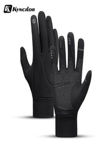 Five Fingers Gloves Men Women Winter Waterproof Warm Thermal Fleece Antislip Touch Screen Outdoor Sports Running Ski Snowboard 2201563927