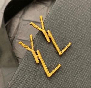 Fashion Gold Stud Earrings Pendant For Women S Earring Luxurys Designers Jewelry Handmade Earrings 925 Silver Needles High Quality1326360