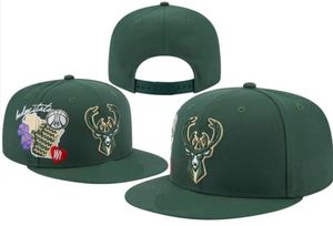 Bucks Ball Caps Flowers Patched Snapback Hats Sports Team Basketball Chicago Hat 23-24 Champions Baseball Cap 2024 Финал Спорт Регулируемая шач A5