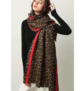 Donne calde invernali Scarf Fashion Animal Leopard Print Lady Spessi Scialli morbide e avvolgono le sciarpe FOULARD FOULARD CASHET Y2015325923