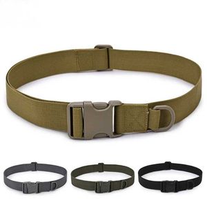 Belts Army Style Combat Belts Quick Release Tactical Belt Fashion Black Men Canvas Military Waistband Outdoor Hunting Cycling 125cm