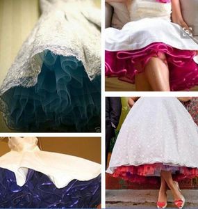 20162017 Pinterest Popular Retro Dress Dress Papticoats Real Picture Rainbow Vintage Plus Size Papticoats para vestidos de noiva PET3662894