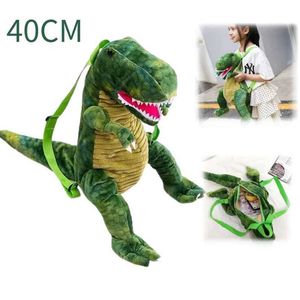 Peluche zaini per bambini fumetti per le bambole peluche zaino divertimento giocattolo ripieno tirannosaurus rex/triceratops childrens backpackl2405