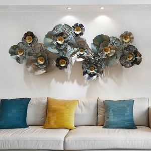 Decorative Figurines Wall Decoration Creative Hanging Living Room Dining Handmade Wrought Iron