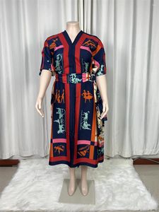 Kvinnors badkläder 2024 Silk Maxi Dress Summer Beach Bohemian Robe African Batwing Short Sleeve Scarf Saudi Arabian pannband Kaftan B36