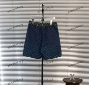 xinxinbuy erkek kadın tasarımcı pantolon gökkuşağı jakard denim gömlek setleri 1854 ilkbahar yaz gündelik pantolon siyah mavi s-3xl