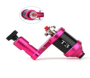 Rotary Tattoo Machine Gun Aluminium Frame Excentric Steel DC Connected 45W Motor Shader and Liner Fine Control för nybörjare 2103248153874