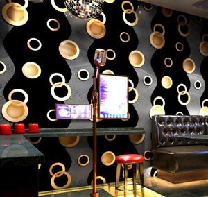 Modern 3d Wallpaper For Living room Bedroom TV Background Home Decoration circle Pattern Wall Paper Roll8646669
