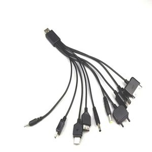 10 I 1 Multifunktion USB Data Transfer Cable Universal Multi Pin Cable Charger USB Adapter Datansträngsladd